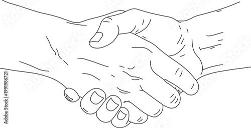 Intricate black and white line of a horse in motion with flowing mane and tail line horse