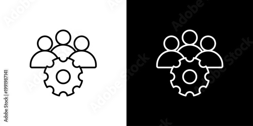Group Icon Sheet Black And White