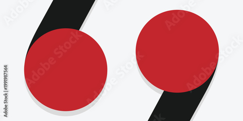 Background design comma symbol. Technology banner template