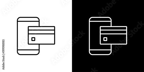Smartphone Icon Sheet Black And White