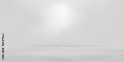 Gray studio background or backdrop 3D room lightbox