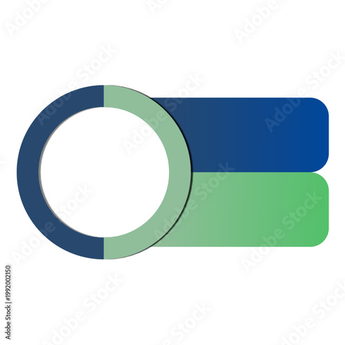 Modern Progress Bar Infographic Elements with Colorful Steps UI List Template Design