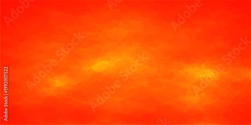 Abstract fire and red background featuring a burning sunset sky with colorful orange clouds and a textured sun light during a smoky evening dusk
