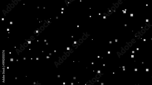 Cosmic starfield animation, twinkling stars, deep space background, night sky, galaxy, celestial, astronomical, dark universe, glittering cosmos