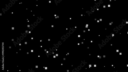 Cosmic starfield timelapse with twinkling stars and nebula glow galaxy cosmos space