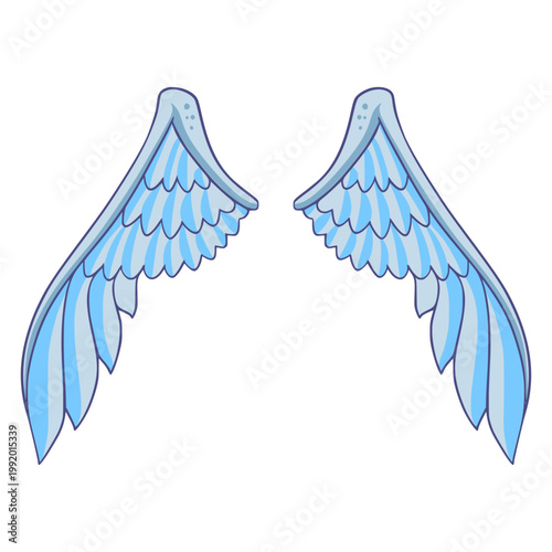 Wings Element Illustration Digital Drawing