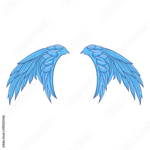 Wings Element Illustration Digital Drawing