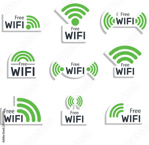 Creative digital connectivity map with various wireless device icons vector