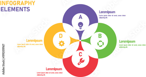 Vector colorful info graphics