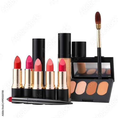 make up brushes with transparent background PNG and JPEG image