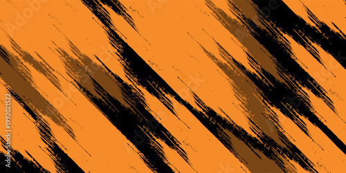 orange black brush Car sticker wrap pattern banner abstract sporty lines black orange color combination grunge brush modern pattern racing motorsport