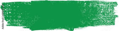 Grunge Handmade Eco Paint Roller . Organic Vector brush Strokes . Distressed banner . Green highlight markers. Paintbrush collection for ecology products . Dry border in Green. Bulge lines
