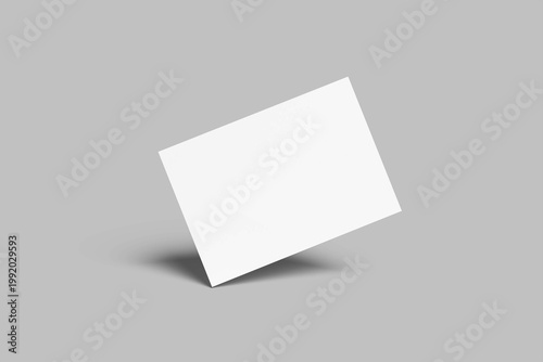 A5 Landscape Mockup Design Blank