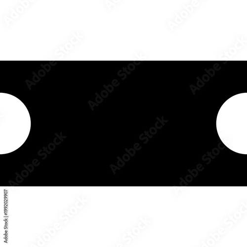 Ticket icon black event coupon symbol