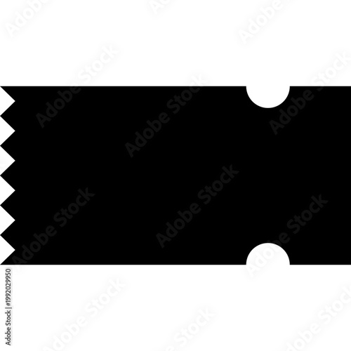 Ticket icon black event coupon symbol