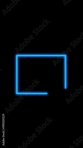 Mobile Vertical Resolution, 2160x3840 Pixels, Wyoming State (USA) Map Neon Lights, Wyoming State Neon Lights Map Opener Suitable for Elections, July 4th and Memorial Day