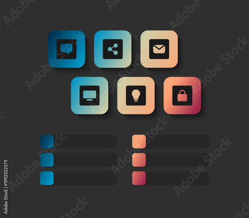 Business infographics template with 6 steps for process diagram, presentations, workflow layout and flow chart