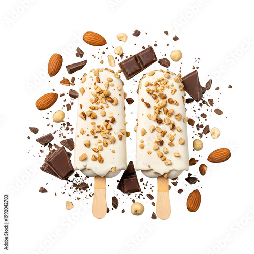 Colorful abstract digital art with geometric patterns and organic shapes