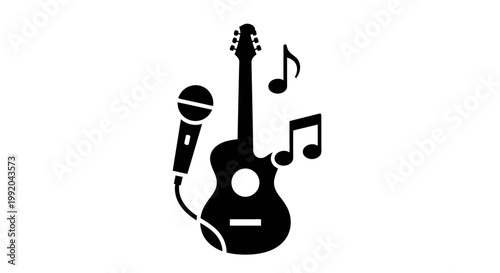 Guitar Microphone Music Instruments Sound.