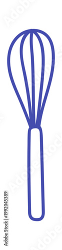 Whisk Kitchen Utensil Line Art