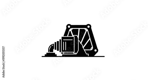 Industrial drilling machine equipment tool.