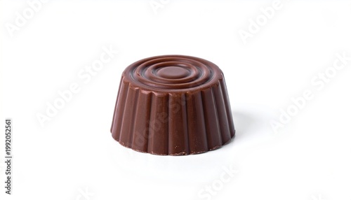 Delicious Chocolate Candy Delight on a White Background.