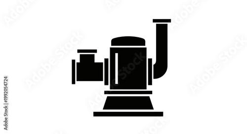Industrial pump machinery equipment icon.