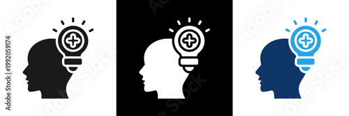 Coping Icon Set Glyph Vector Illustration