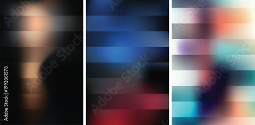 Gradient color abstract background, with soft pastel, hues and blurred, shapes texture