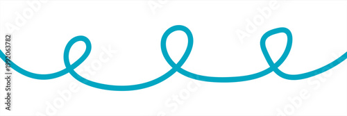 Hand drawn abstract organic shape brush . Decorative doodle pattern.