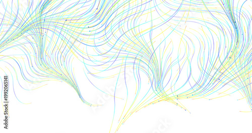 Abstract colorful lines wit...