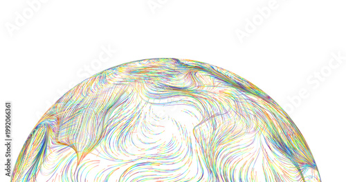 Abstract design of colorful...