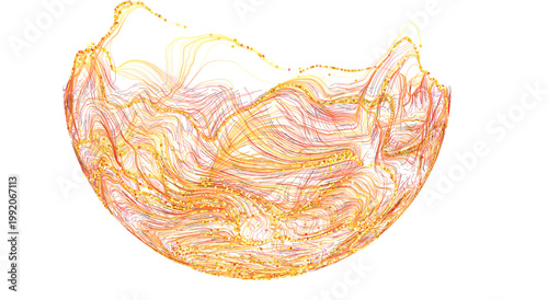 Abstract image of swirling ...