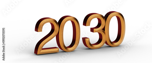 3D render of the year 2030 ...