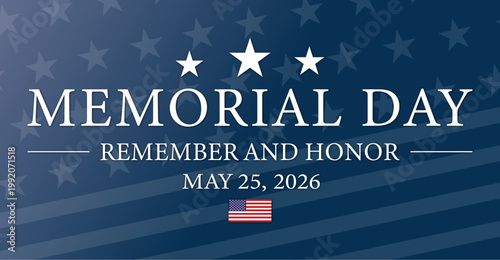 Memorial Day USA May 2026