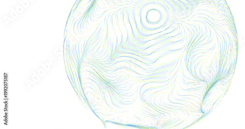 Abstract pattern of flowing...