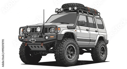 Rugged Off Road Vehicle Ready for Adventure.