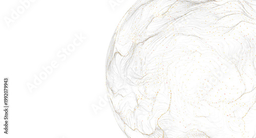 Abstract design of a sphere...