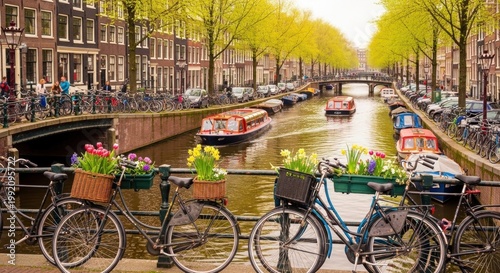bicycles in amsterdam