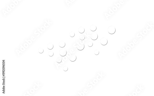 Black and white of two black boxes with white arrows and circles on a white background