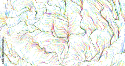 Abstract colorful brain ill...