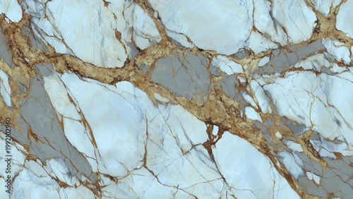 Beautiful white marble texture with brown and gray veins for design and decoration
