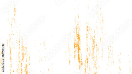 Gold paint smudges on white surface abstract artistic background texture