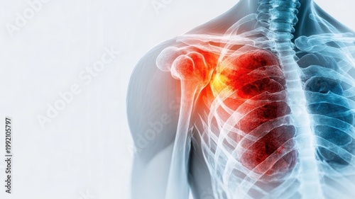 Man with painful shoulder illustrates discomfort and potential injury affecting a person s shoulder joint focuses on pain
