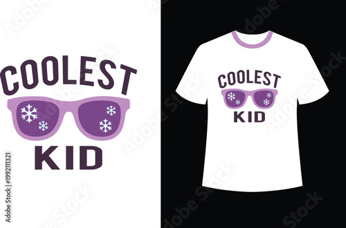 Cute Baby T-shirt Vector Design Template with Hand Drawn Illustration for Kids Apparel 