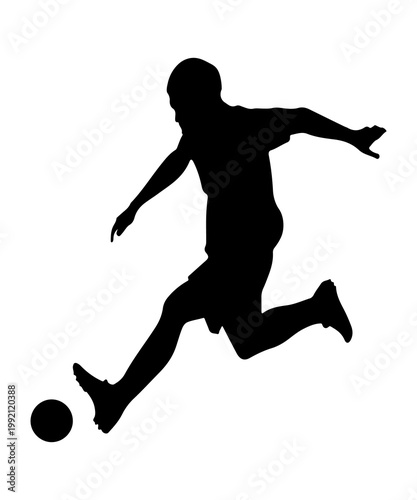 football player silhouette vector