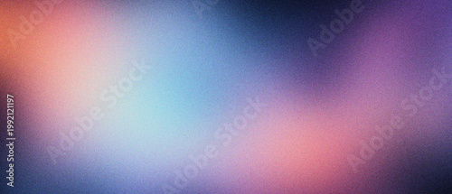 Photos Grainy gradient background with soft purple and blue hues