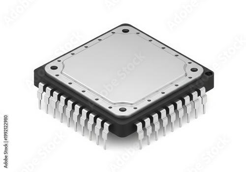 Black and white architectural photograph of a modern building exterior isolated on white background