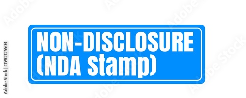 Non Disclosure NDA Stamp for Confidential Information Protection