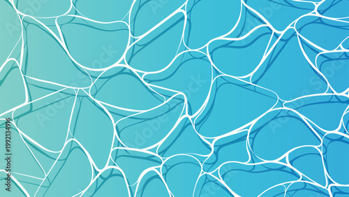 Abstract Swimming Pool Caustics Texture: Bright Aqua Water Ripple Background